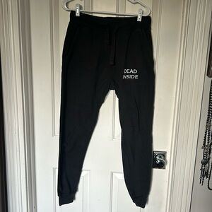 Murder Apparel ‘Dead Inside’ Embroidered Joggers